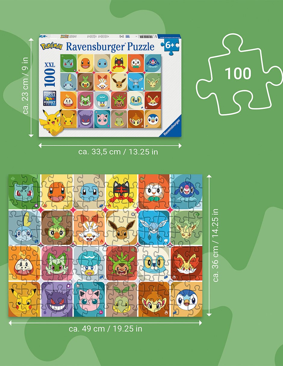 Pokémon rompecabezas 100 piezas 3
