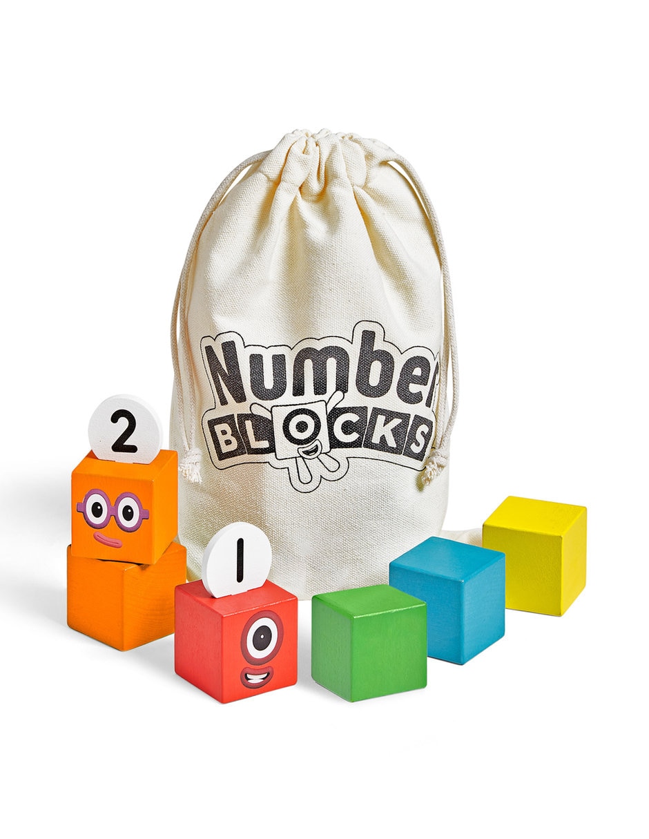 Bloques madera Numberblocks Uno al Cinco 4