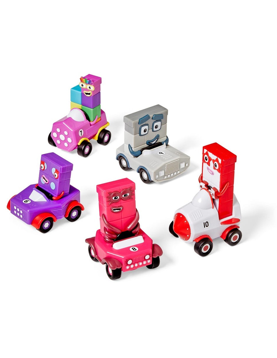 Minivehículos seis al diez Numberblocks 2