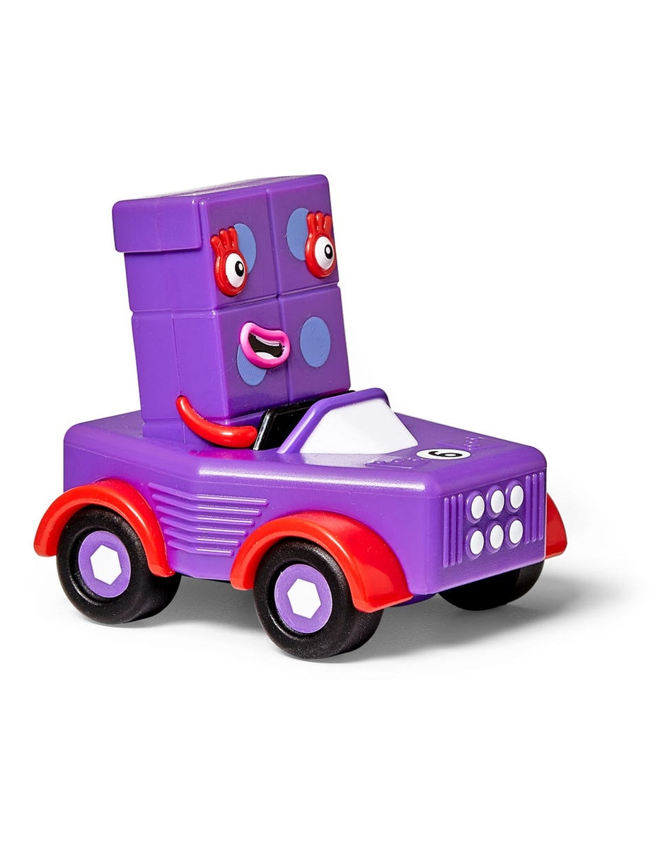 Minivehículos seis al diez Numberblocks 4