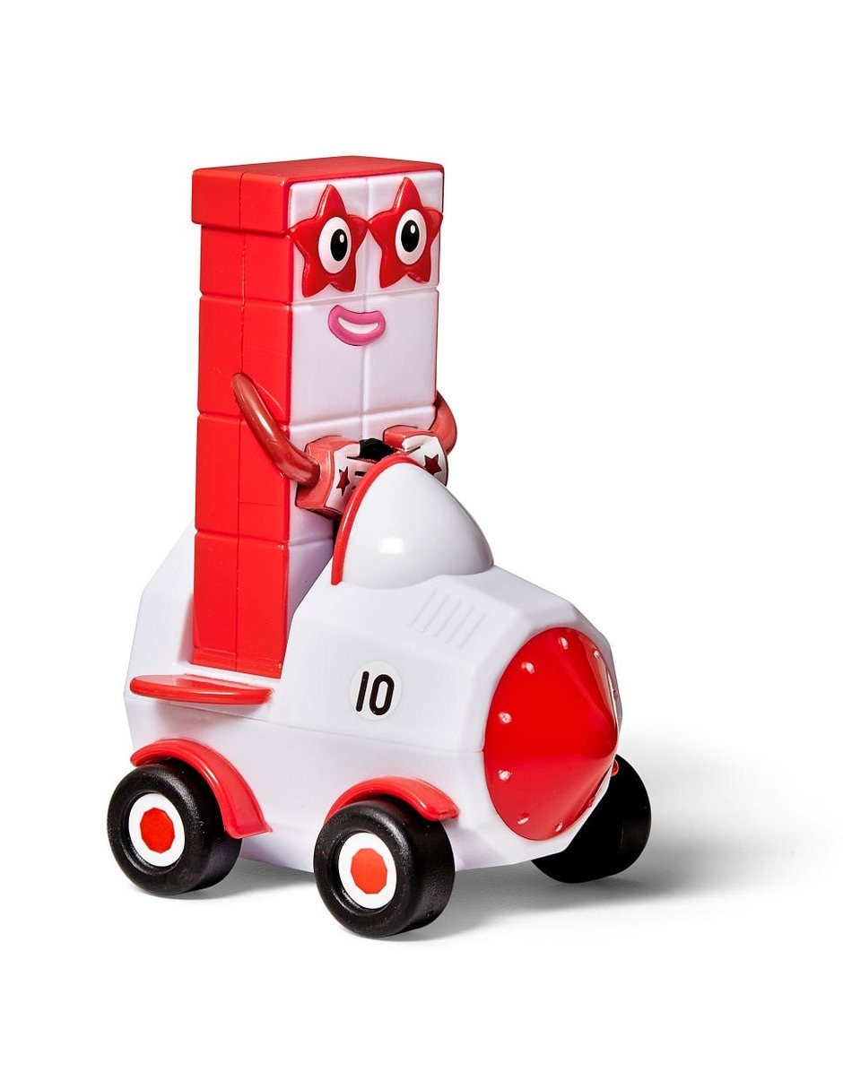 Minivehículos seis al diez Numberblocks 8