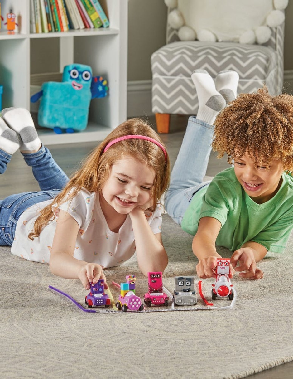 Minivehículos seis al diez Numberblocks 9
