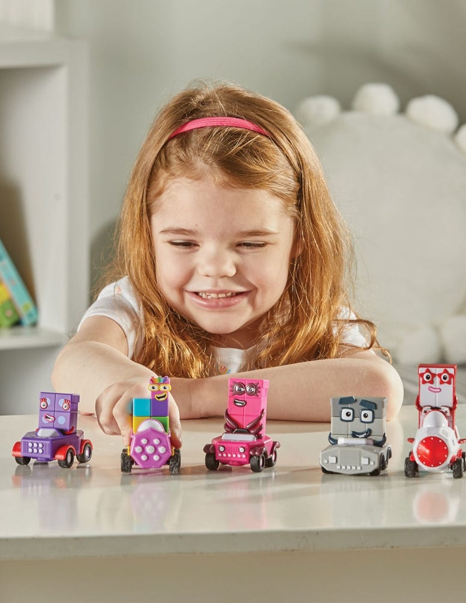 Minivehículos seis al diez Numberblocks 10