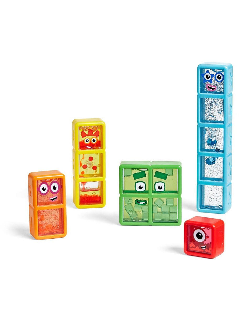 Botellas sensoriales Numberblocks uno al cinco 2