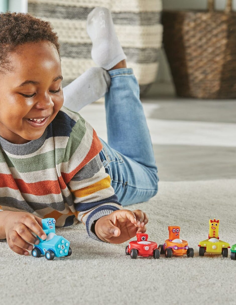 Minivehículos uno al cinco Numberblocks 8