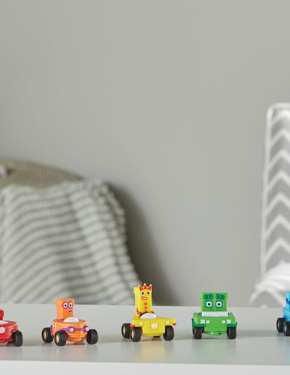 Minivehículos uno al cinco Numberblocks 9