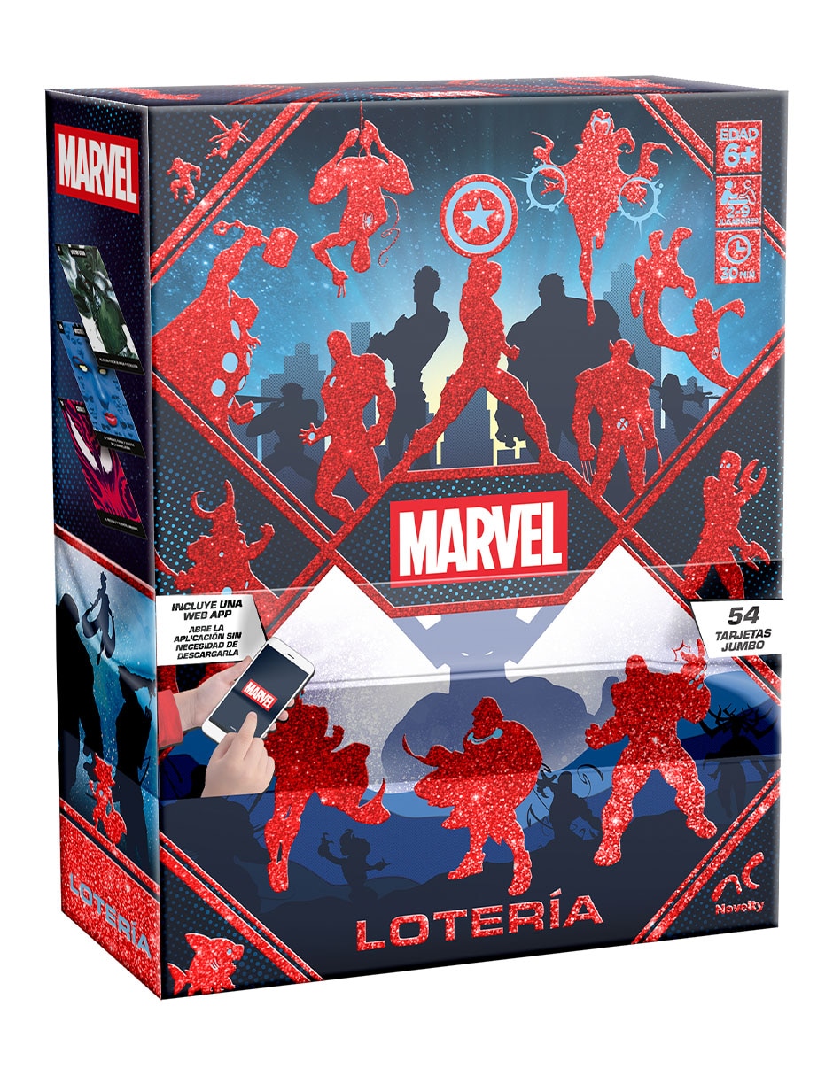Lotería Marvel Juegos De Mesa
