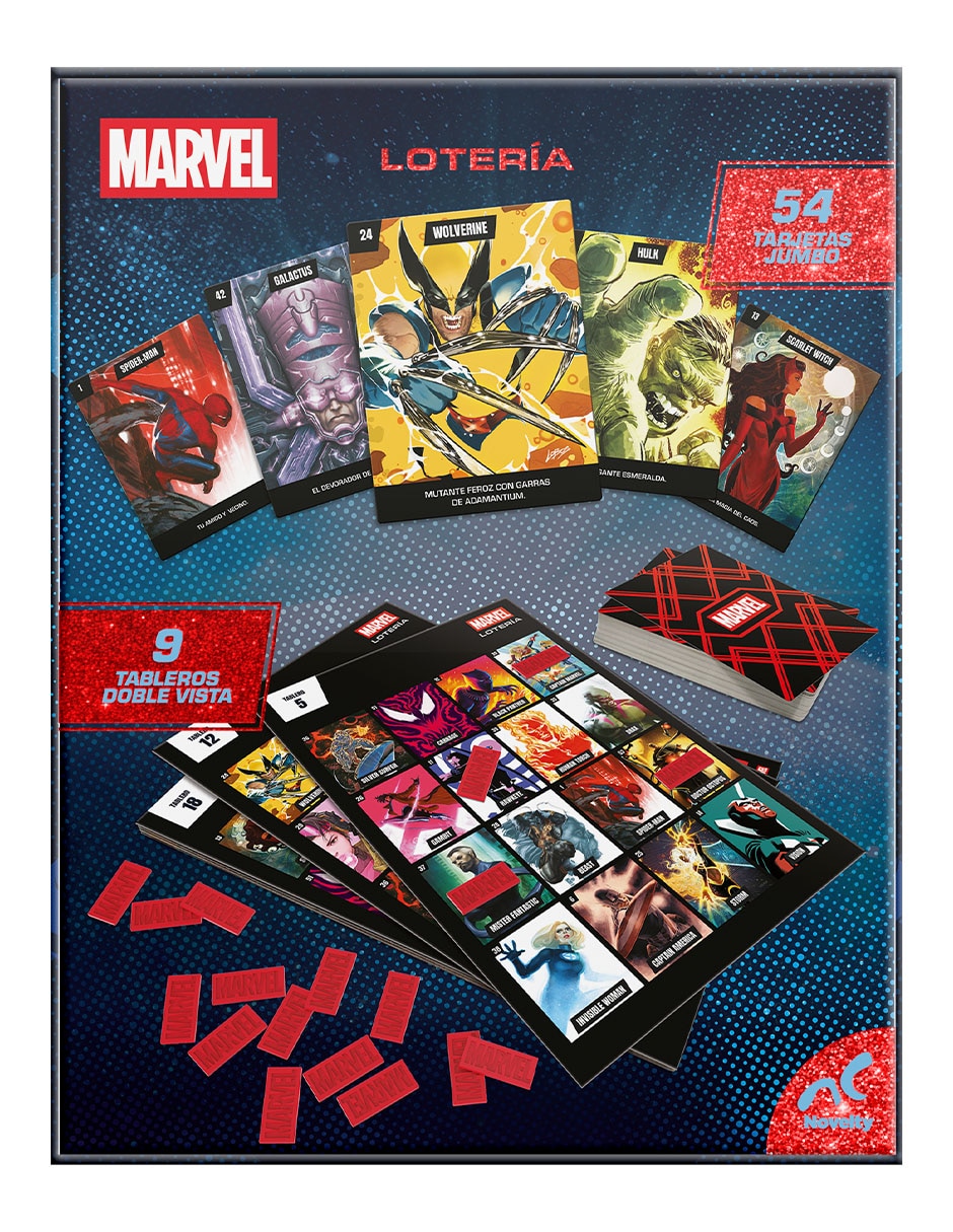 Lotería Marvel Juegos De Mesa 3