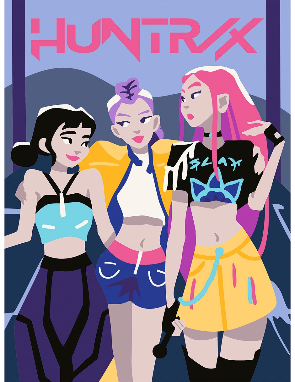 Kpop demon hunters: huntr/x k-pop demon hunters 5