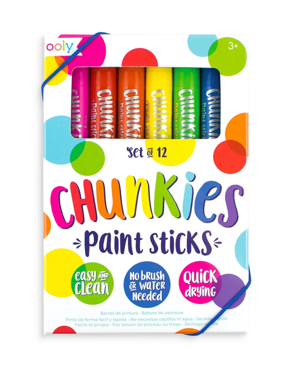 Kit de manualidades chunkies barras de pintura – clásico – set de 12 ooly