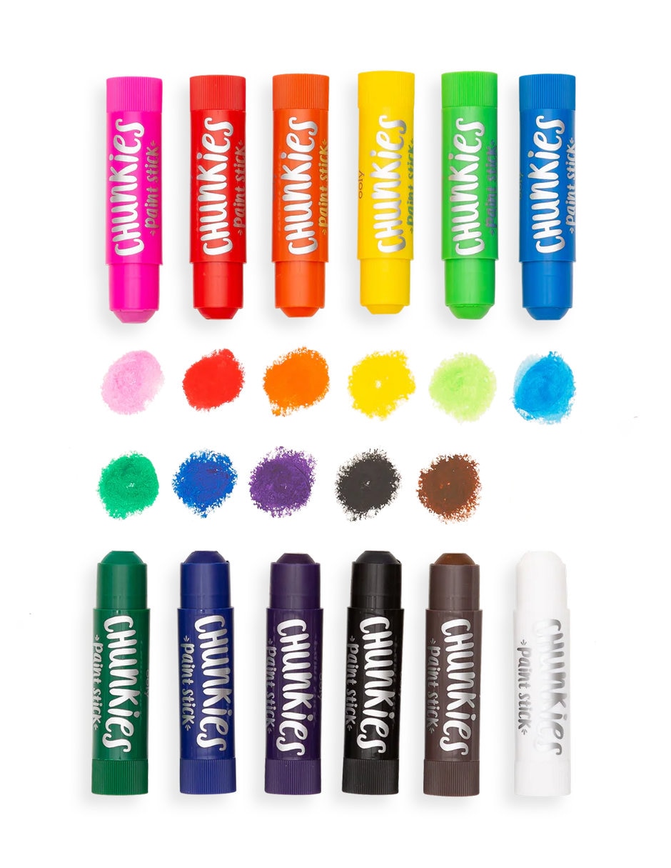 Kit de manualidades chunkies barras de pintura – clásico – set de 12 ooly 6