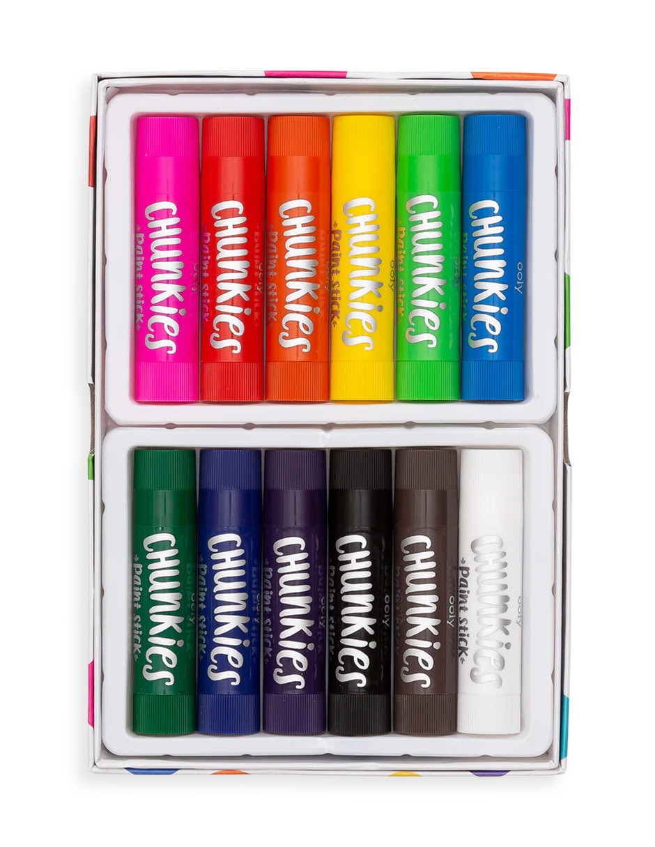 Kit de manualidades chunkies barras de pintura – clásico – set de 12 ooly 4