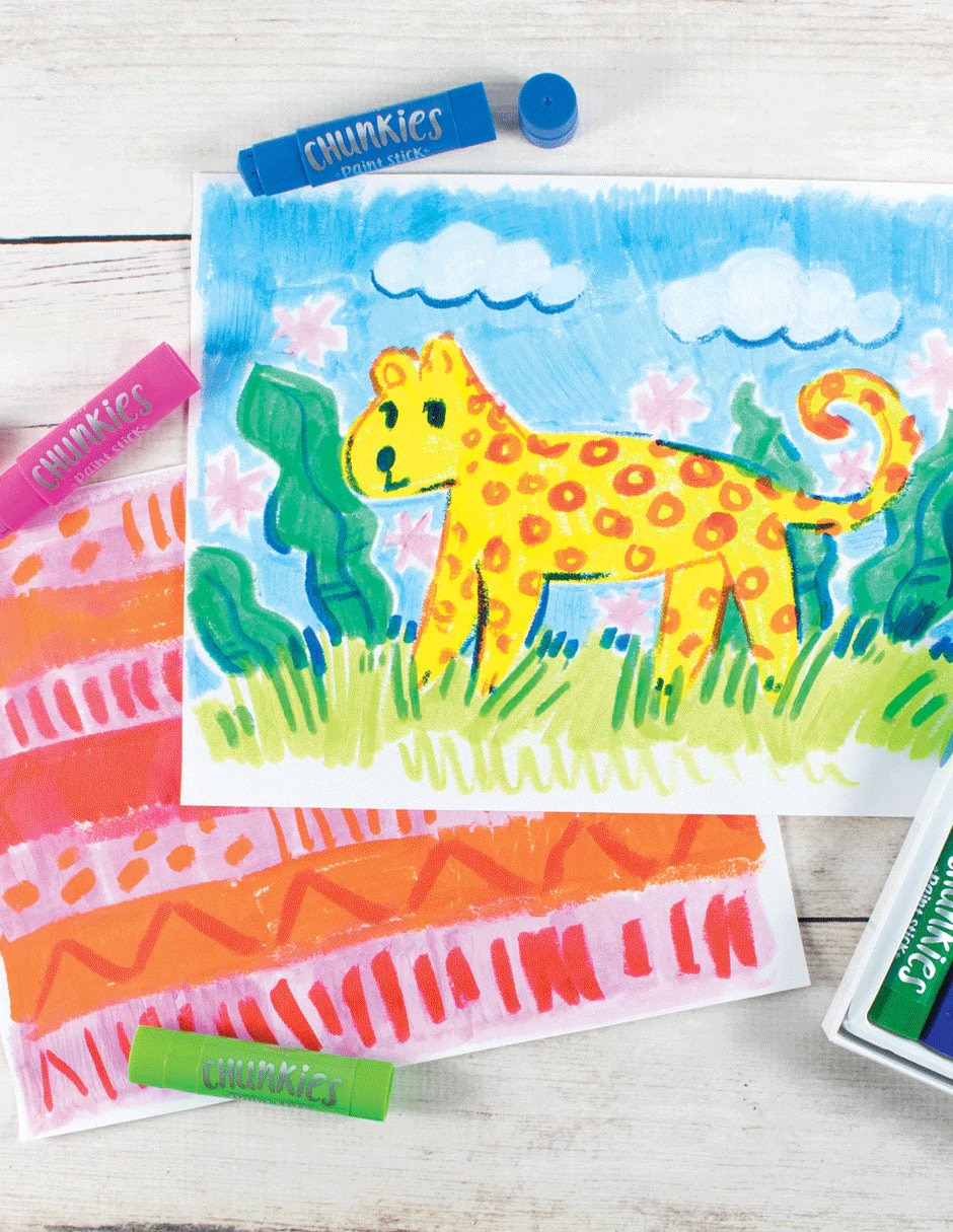 Kit de manualidades chunkies barras de pintura – clásico – set de 12 ooly 9