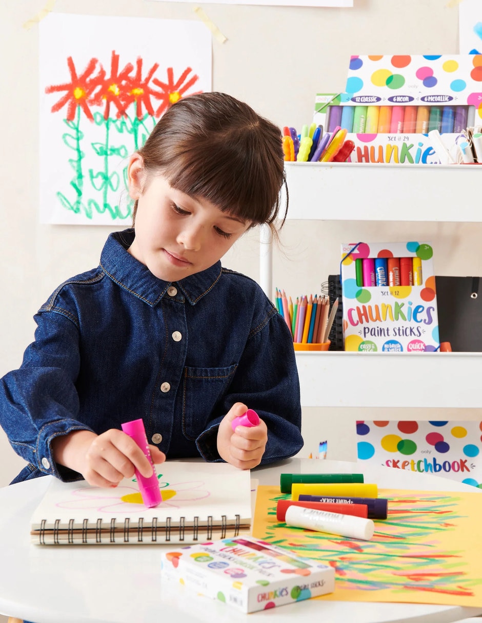 Kit de manualidades chunkies barras de pintura – clásico – set de 12 ooly 12
