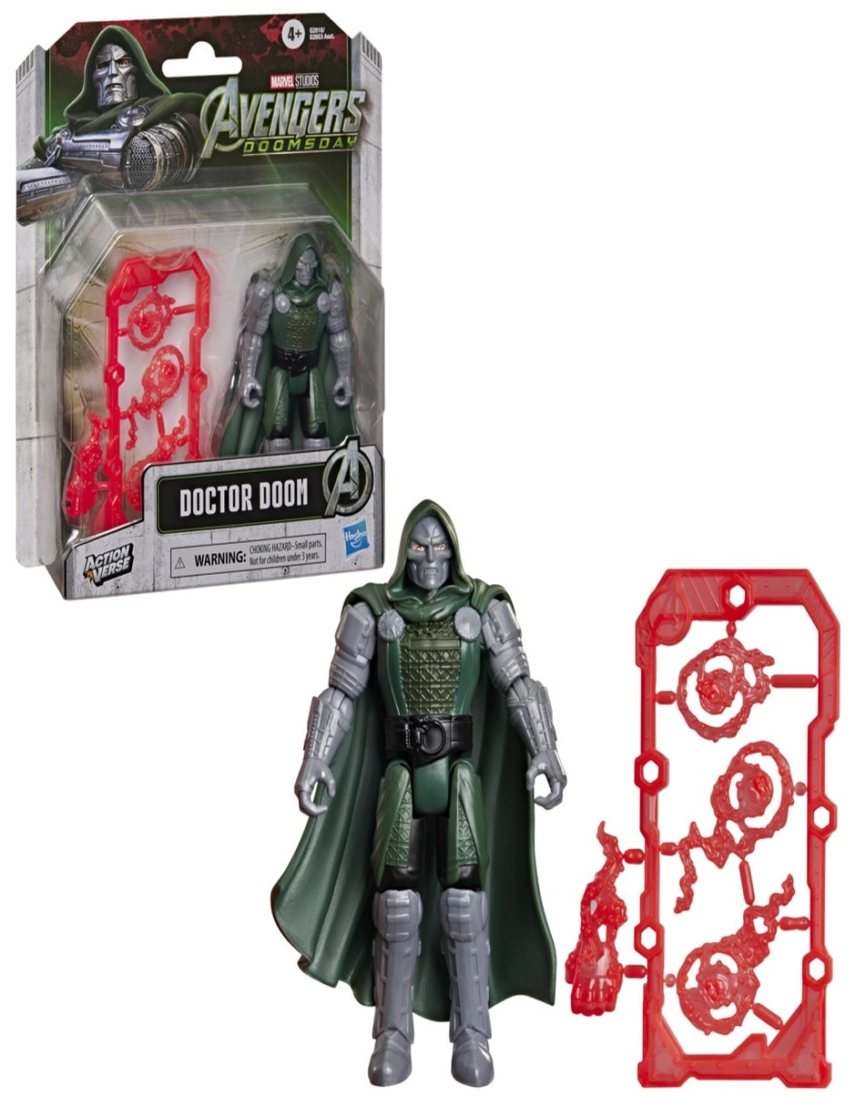 Figura de acción articulada avengers doctor doom estándar nfc 3