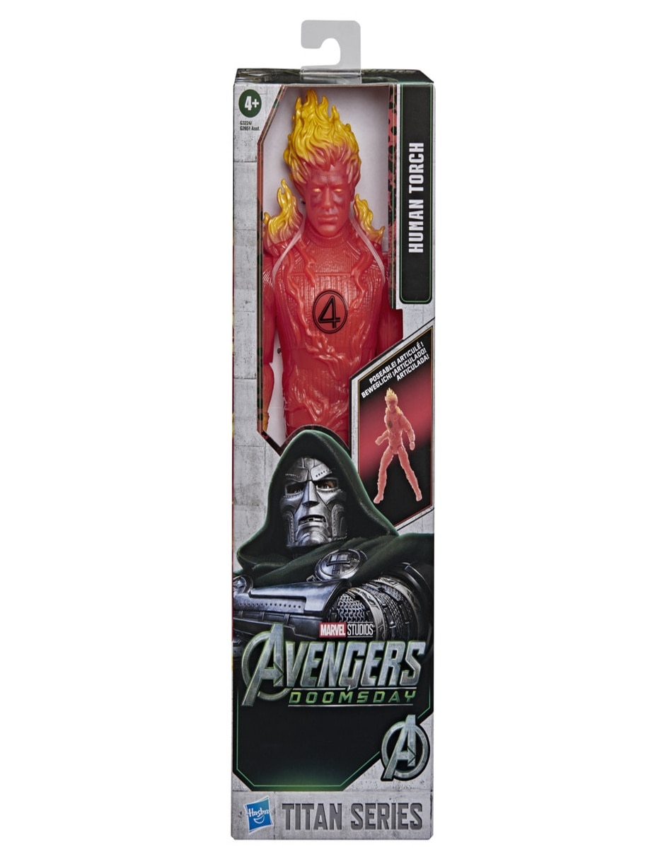 Figura de acción articulada : avengers human torch estándar nfc 3