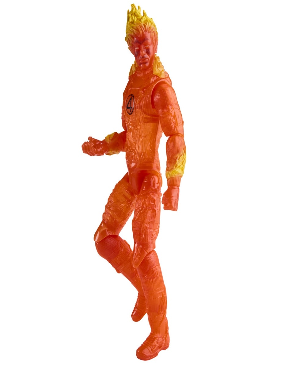 Figura de acción articulada : avengers human torch estándar nfc 4