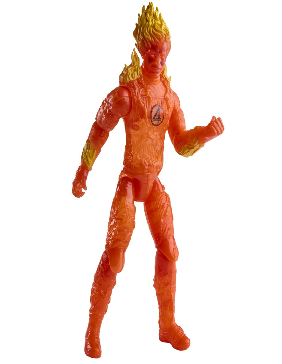 Figura de acción articulada : avengers human torch estándar nfc 6