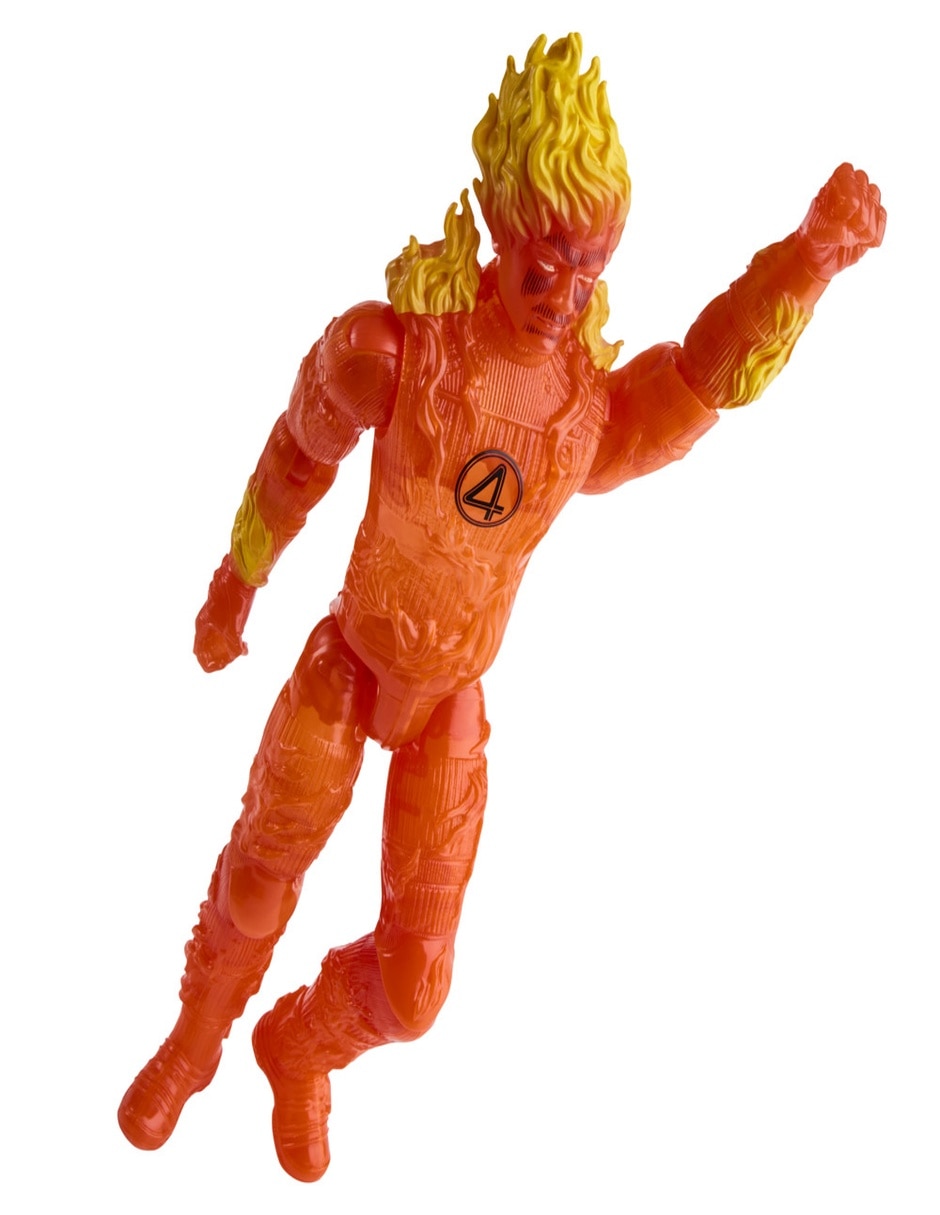 Figura de acción articulada : avengers human torch estándar nfc 10