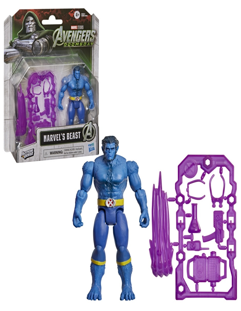 Figura de acción articulada avengers beast x-men estándar nfc 3