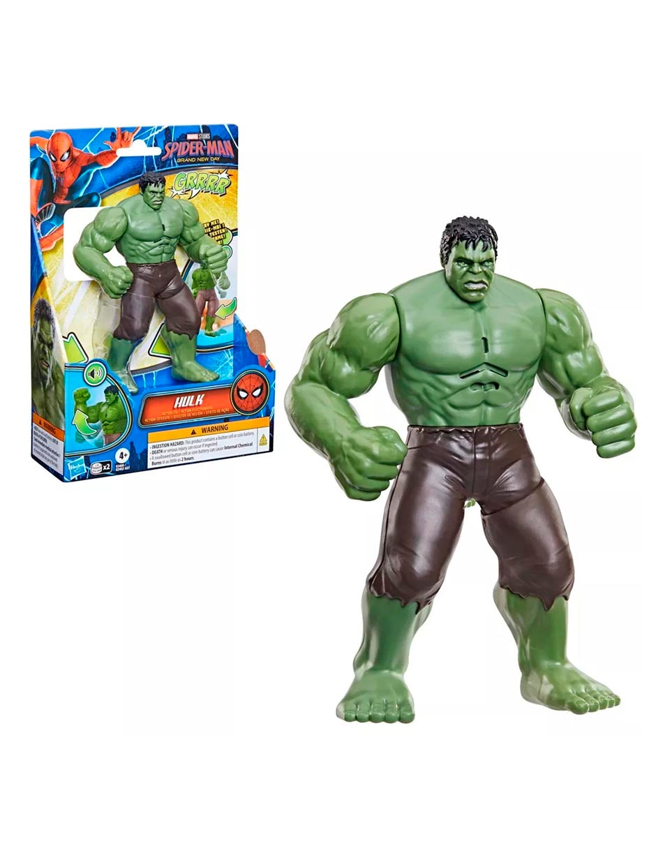 Figura de acción articulada : Spider-Man Hulk con sonido 3