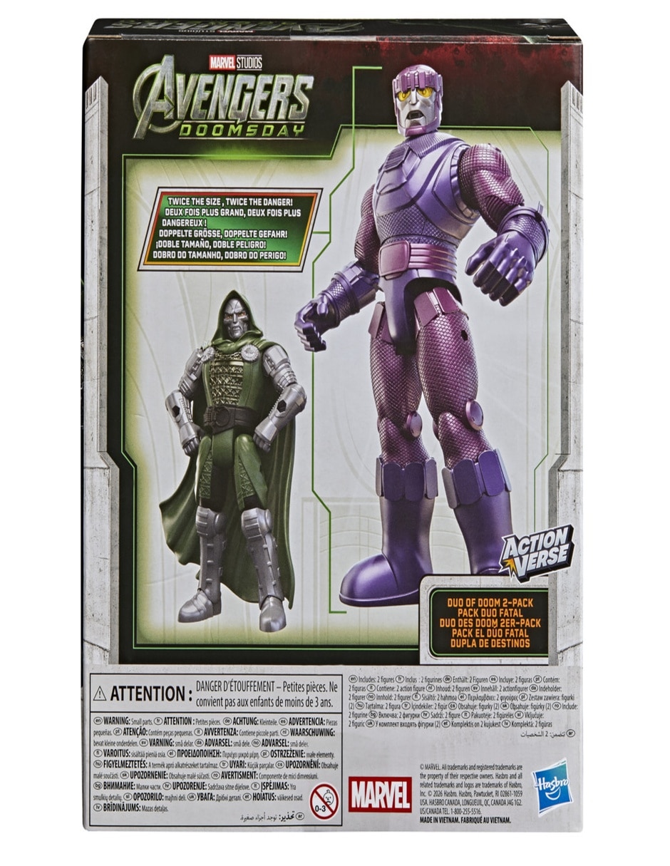 Set figuras acción articulada Avengers Marvel 3