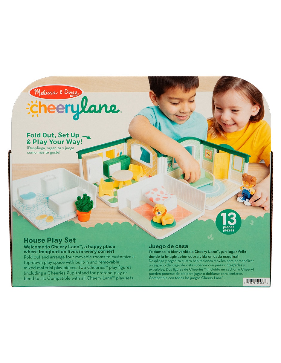 Melissa cheery lane playset casa portable juego armable 5