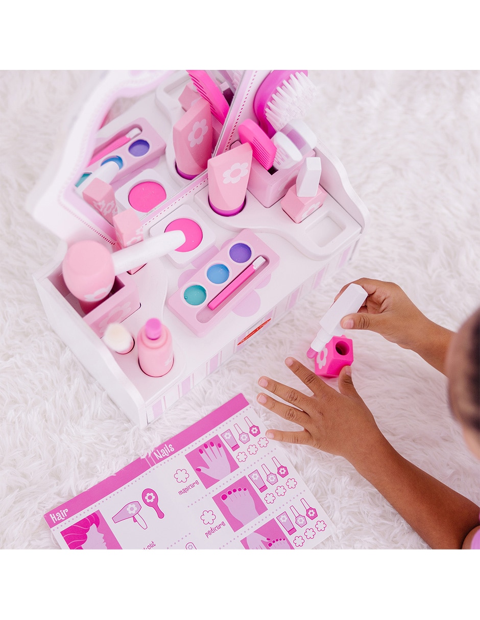 Kit salón de belleza juego de rol para niños 5