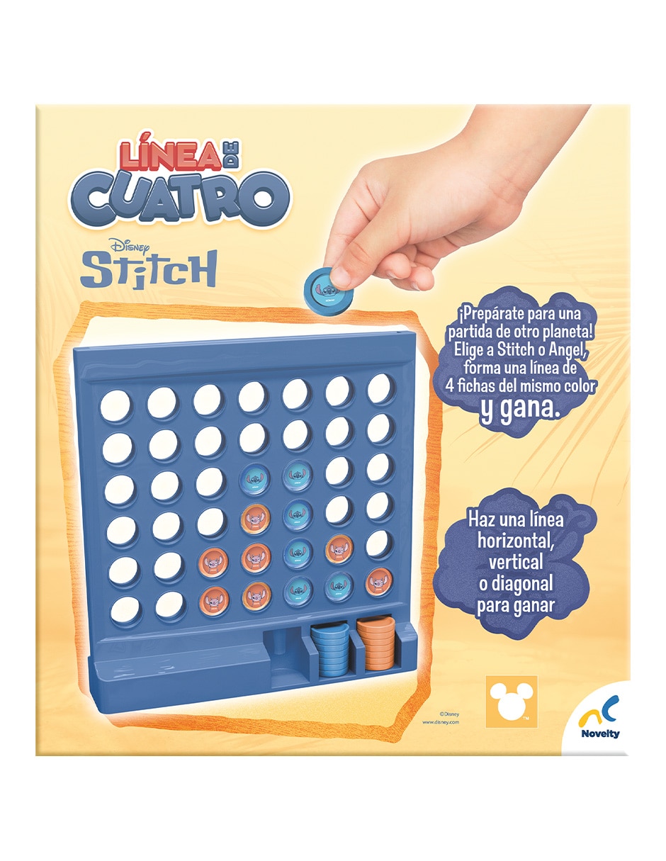 Juego de mesa linea de 4 Stitch 2