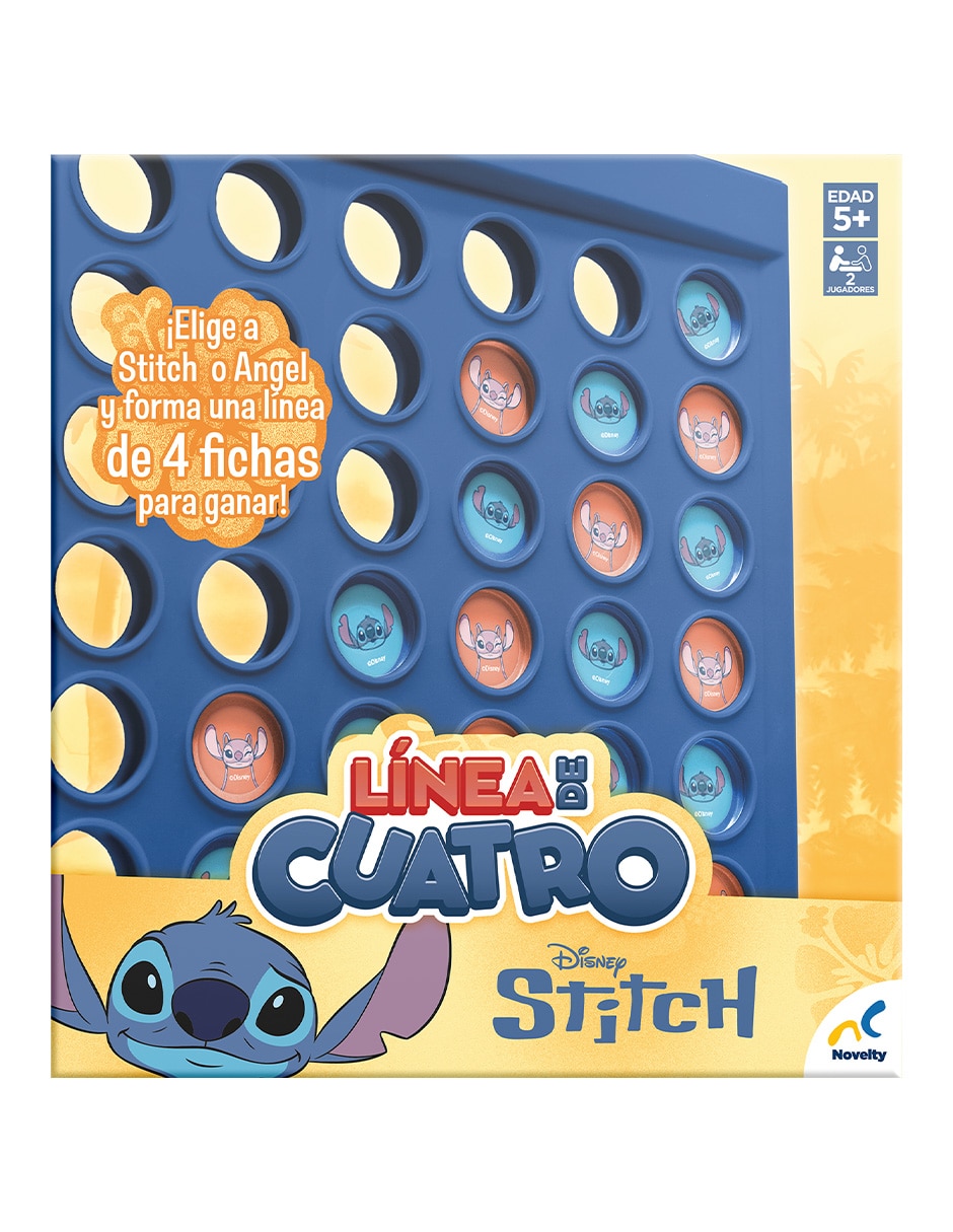 Juego de mesa linea de 4 Stitch 5