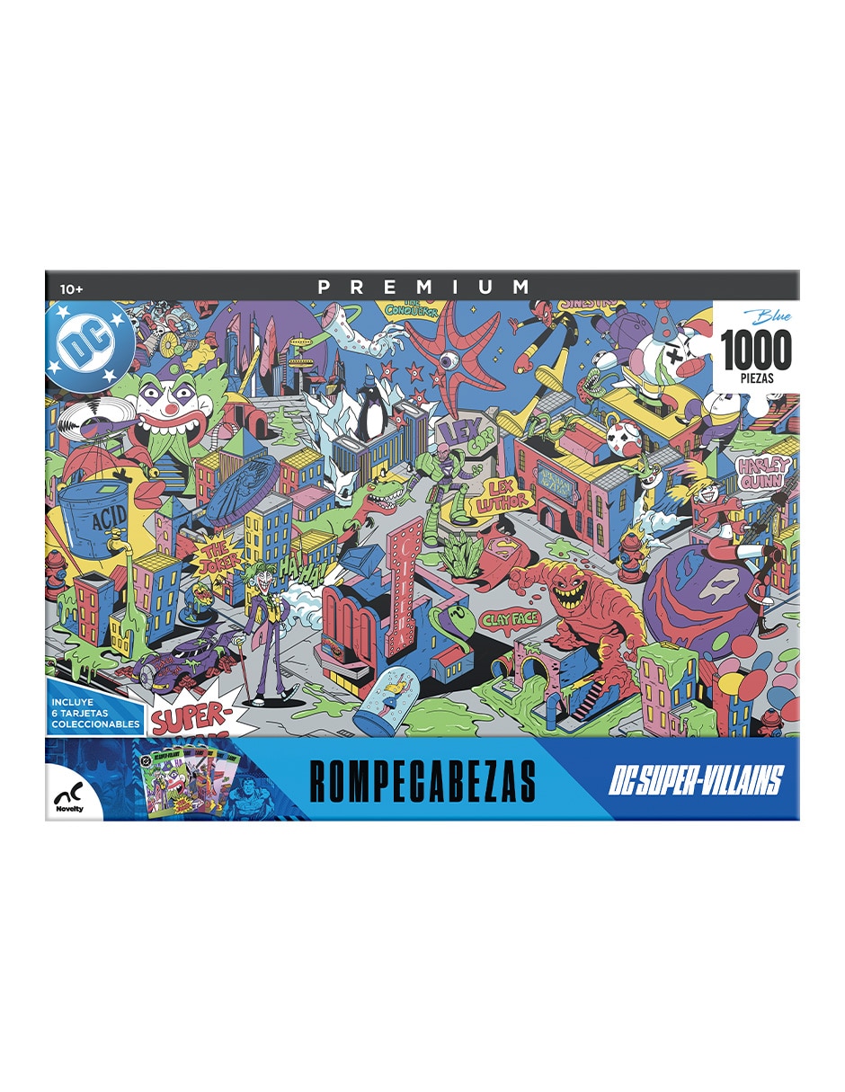 Rompecabezas Premium Villanos Dc 1000 piezas 2