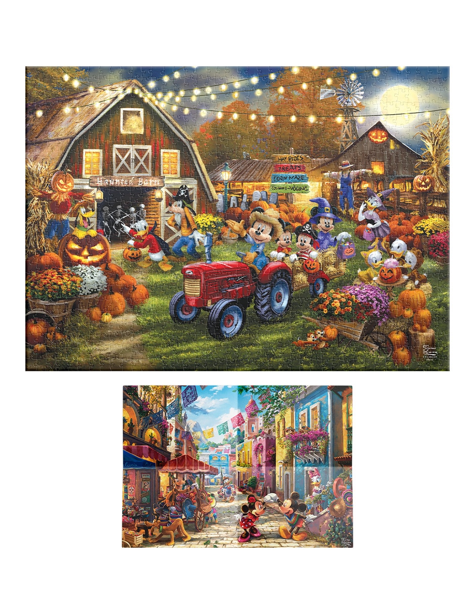 Rompecabezas Premium Disney Micky Granja Tk 1000 piezas 5
