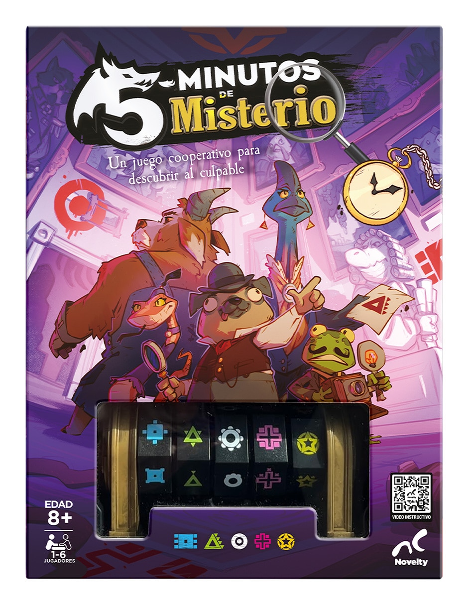 Juego de mesa 5 minutos de misterio 4