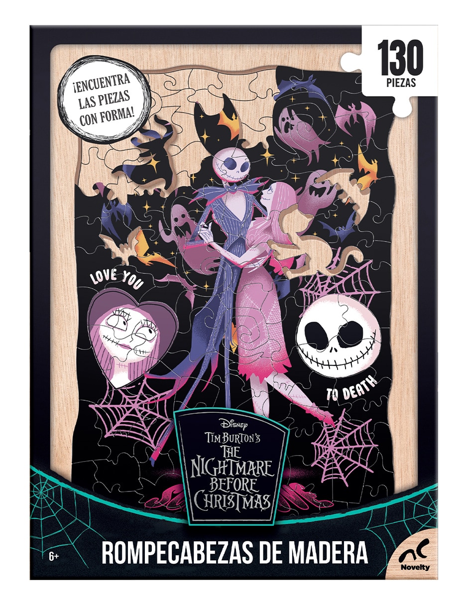 Rompecabezas Coleccionable Madera Nightmare Before Christmas 130 piezas 4