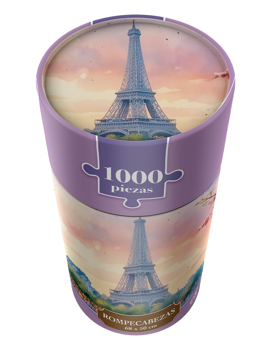 Rompecabezas Paisaje Primavera en Paris 1000 piezas 3