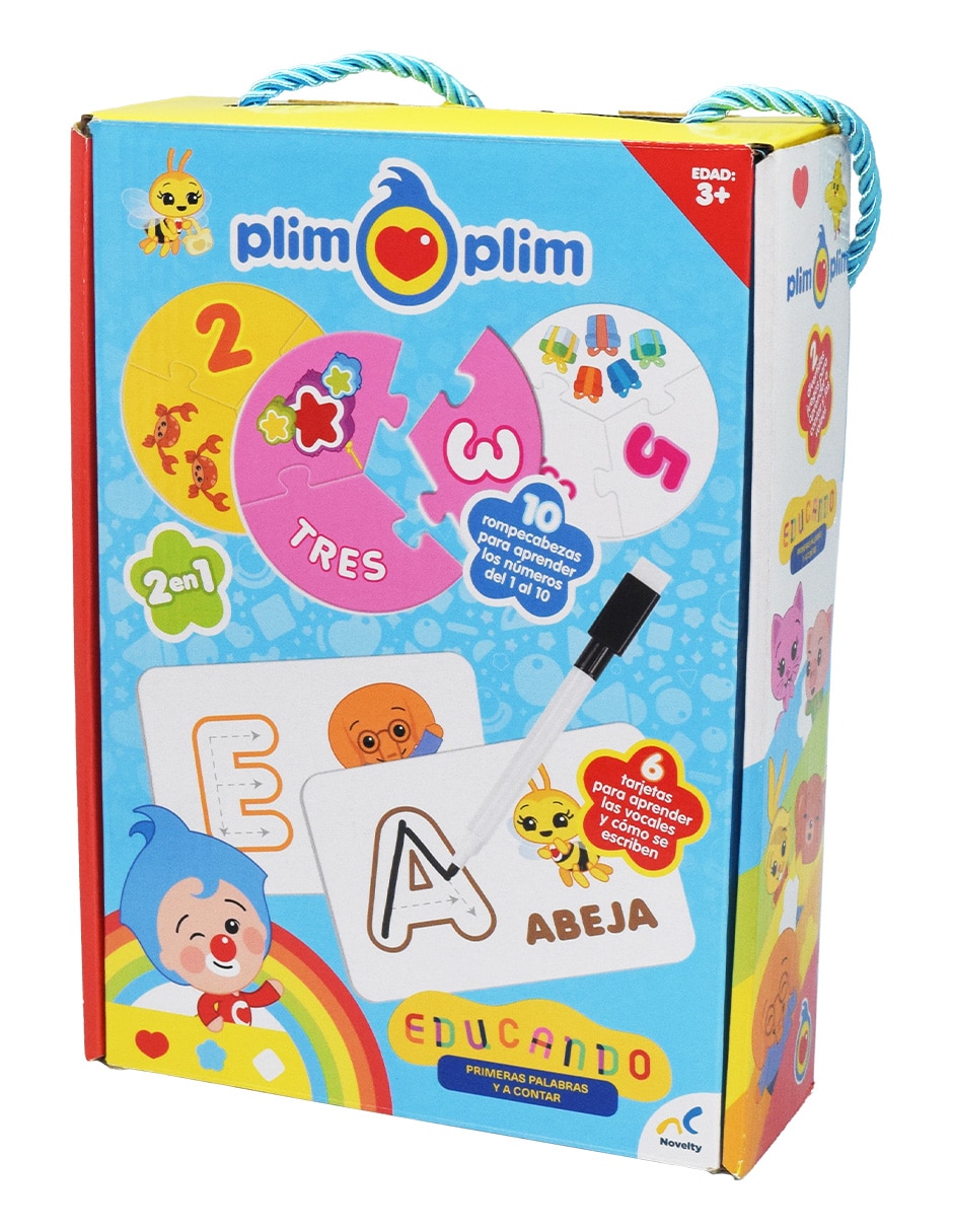Preescolar educando Plim Plim primeras letras y numeros 3