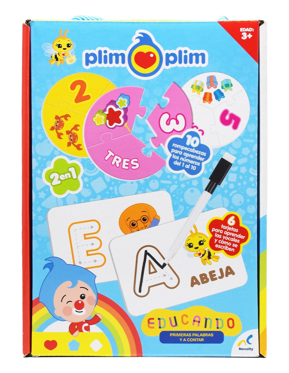 Preescolar educando Plim Plim primeras letras y numeros 4