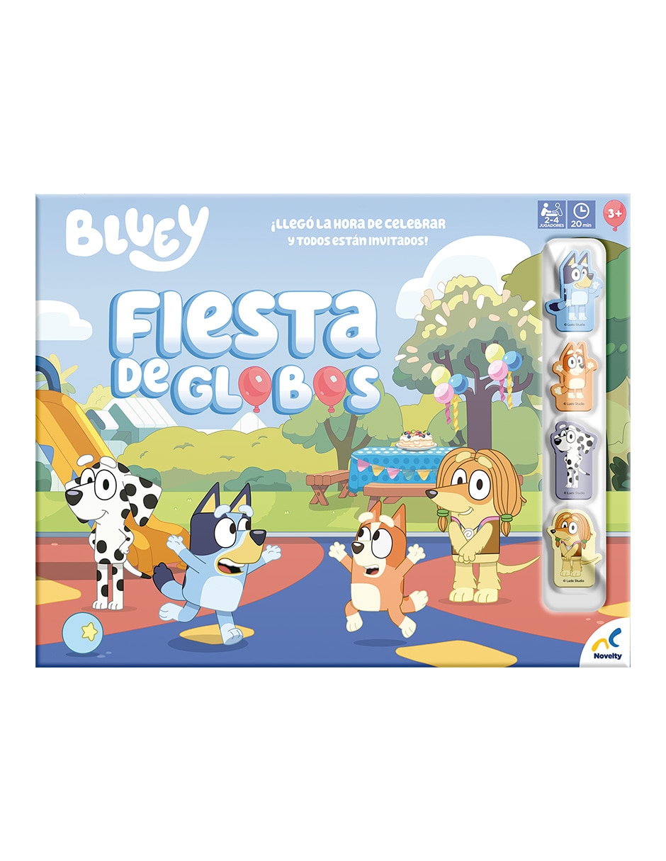Juego de mesa Bluey fiesta de globos 5