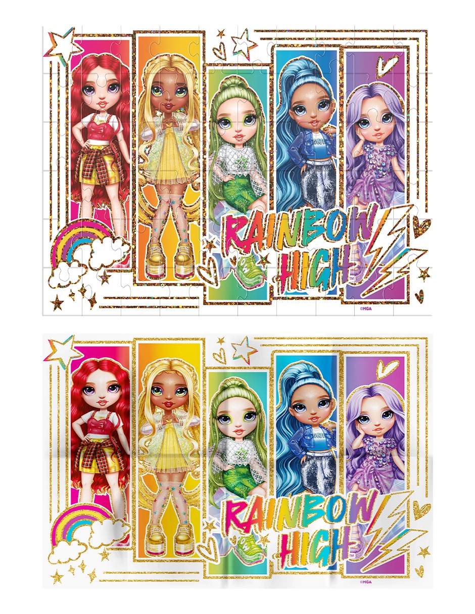 Rompecabezas infantil Rainbow High 60 piezas 4