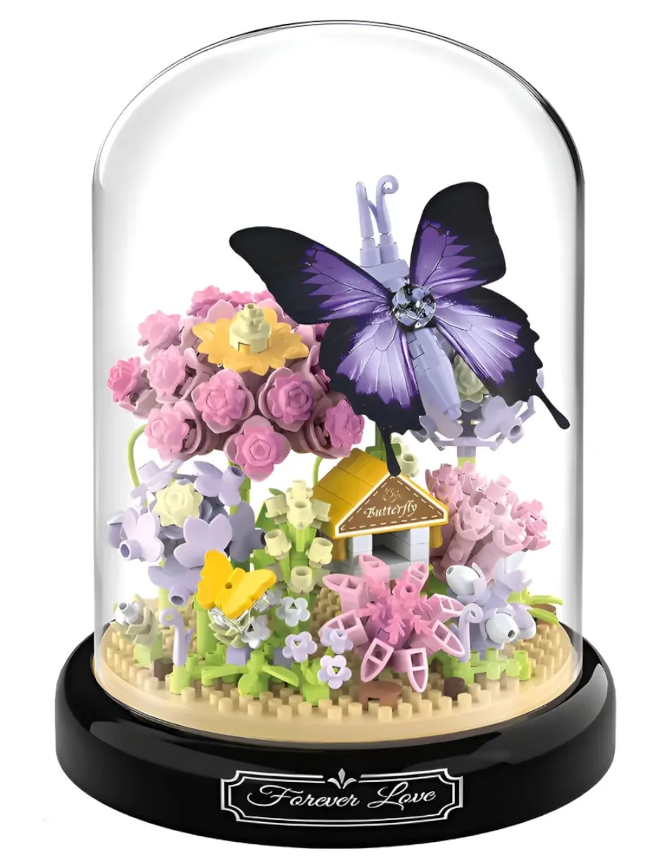 juego de bloques armable mariposa armable