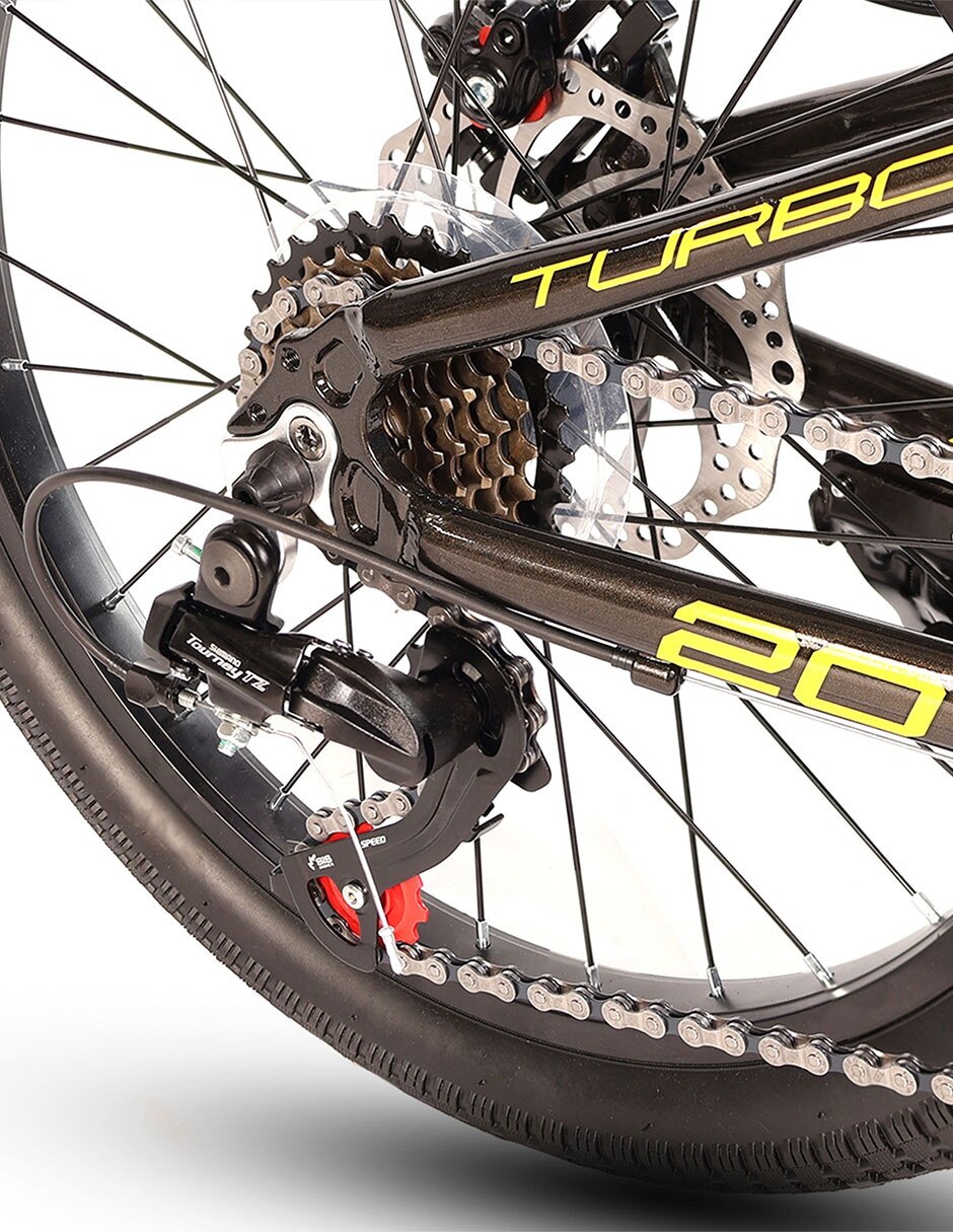 Bicicleta infantil Turbo rodada 20 Racing 6