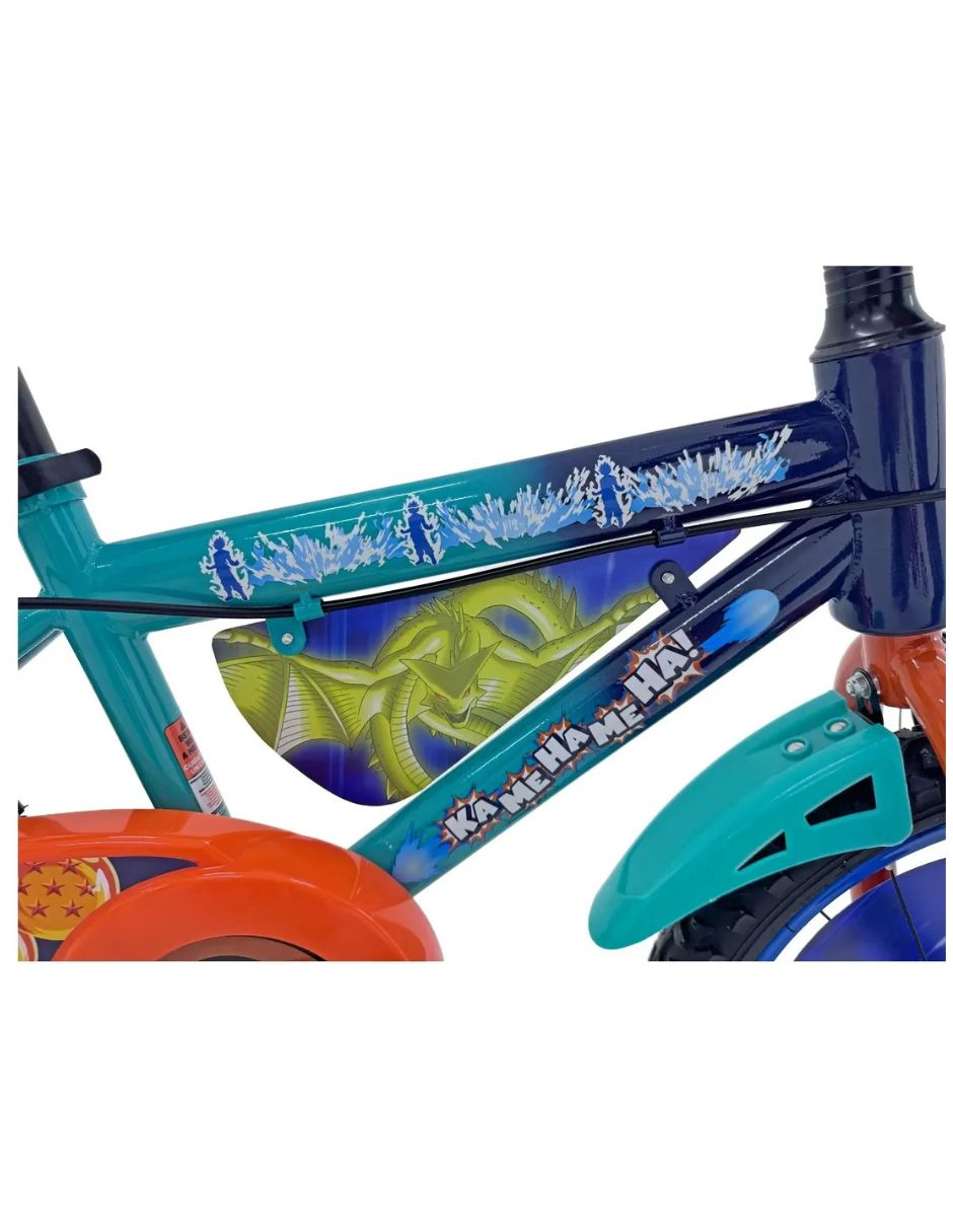 Bicicleta infantil rodada Dragon Ball para 4