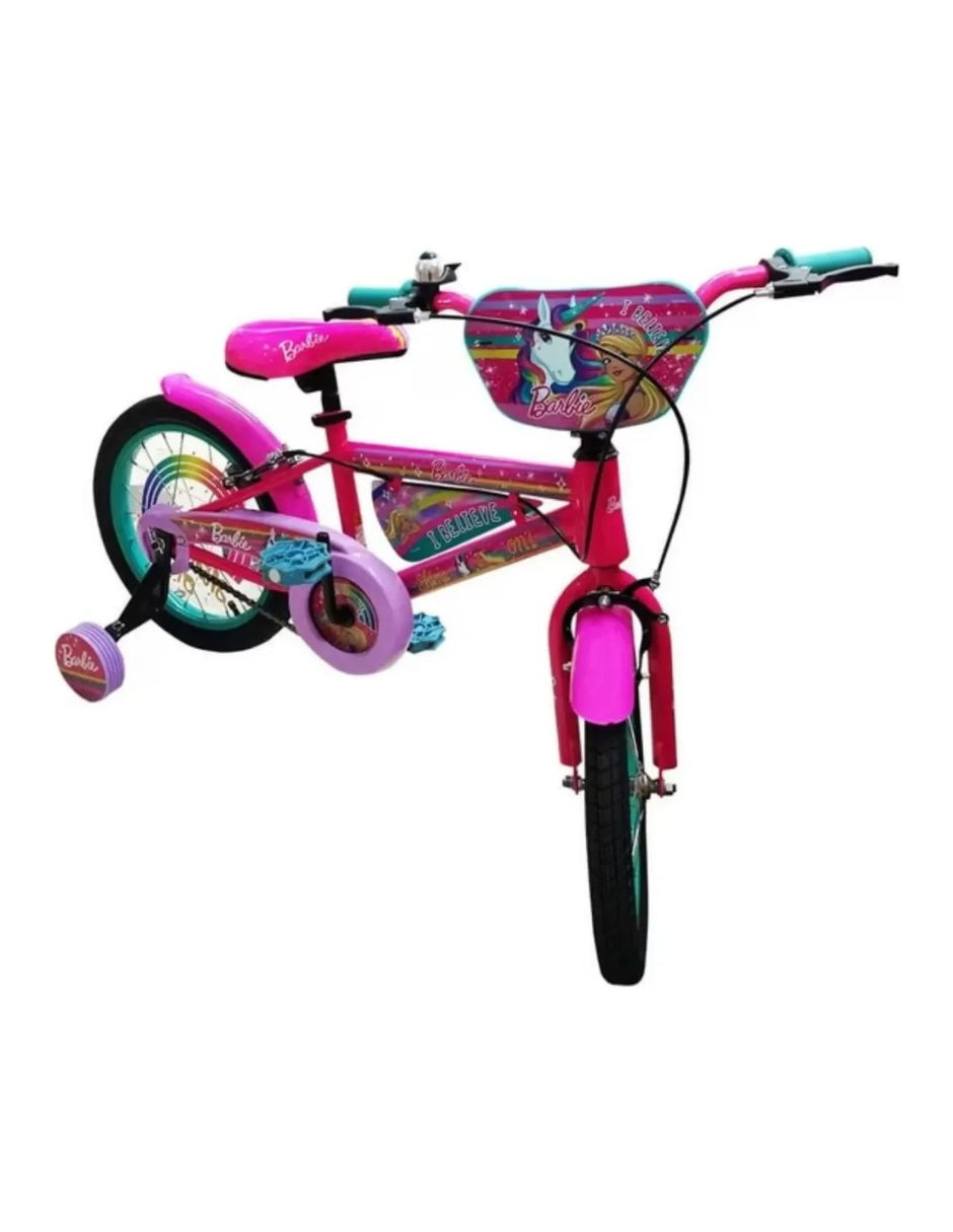 Bicicleta infantil rodada Barbie para 4