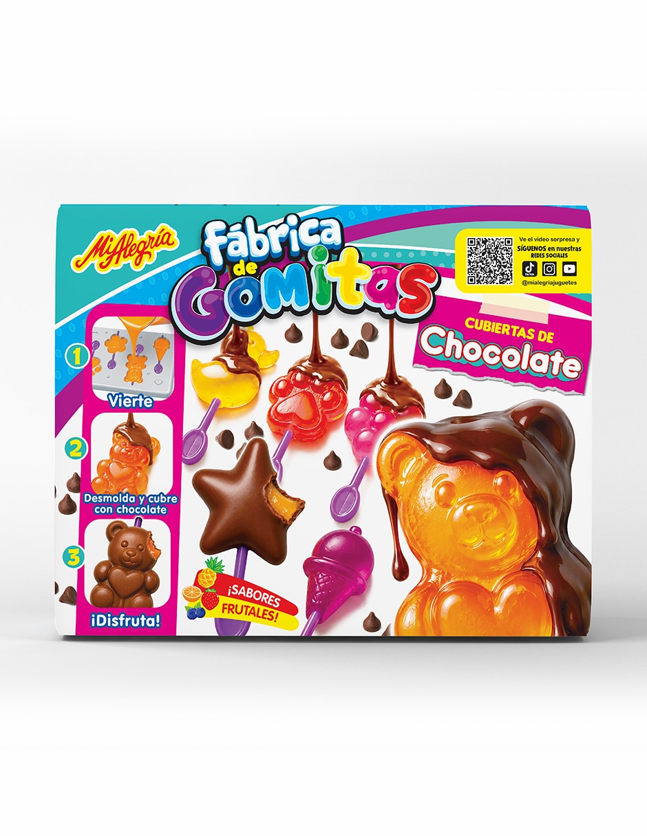 Gomitas cubiertas de chocolate
