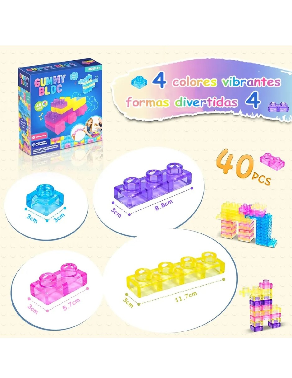Set de bloques suaves de construcción 15009gu 5