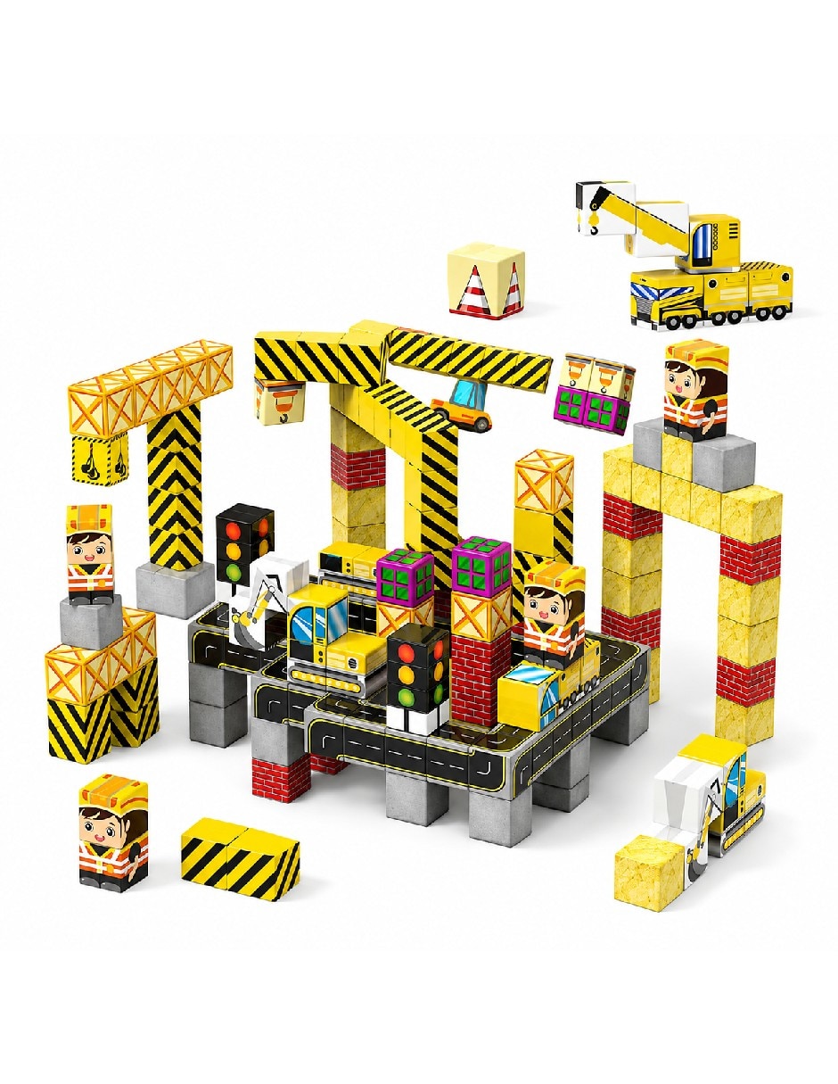 Set de cubos de construcción con escenario de lata 15019GU