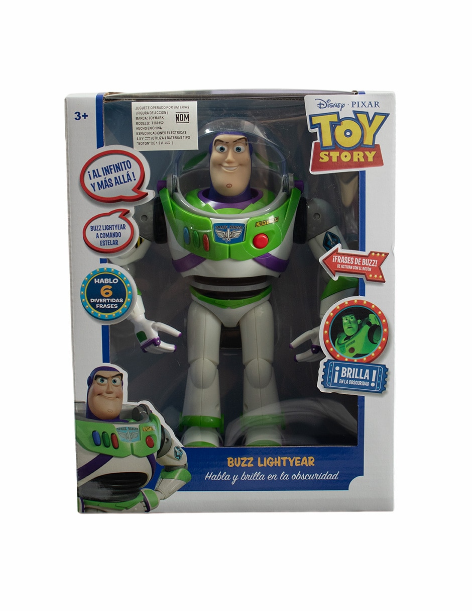 Muñeco personaje articulada toy story buzz lightyear estándar con luz y sonido