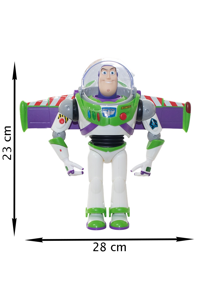 Muñeco personaje articulada toy story buzz lightyear estándar con luz y sonido 6