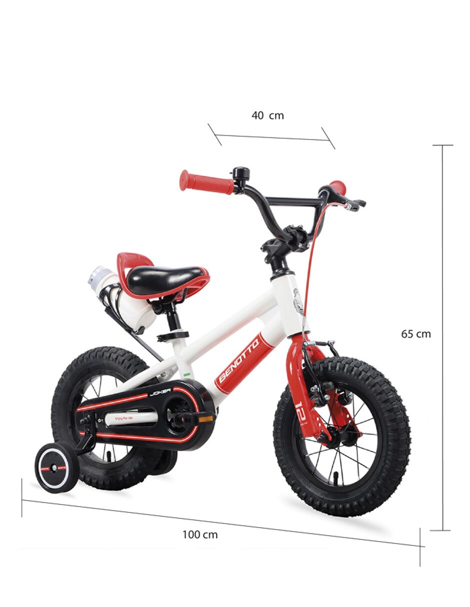 Bicicleta infantil rodada 12 unisex 7