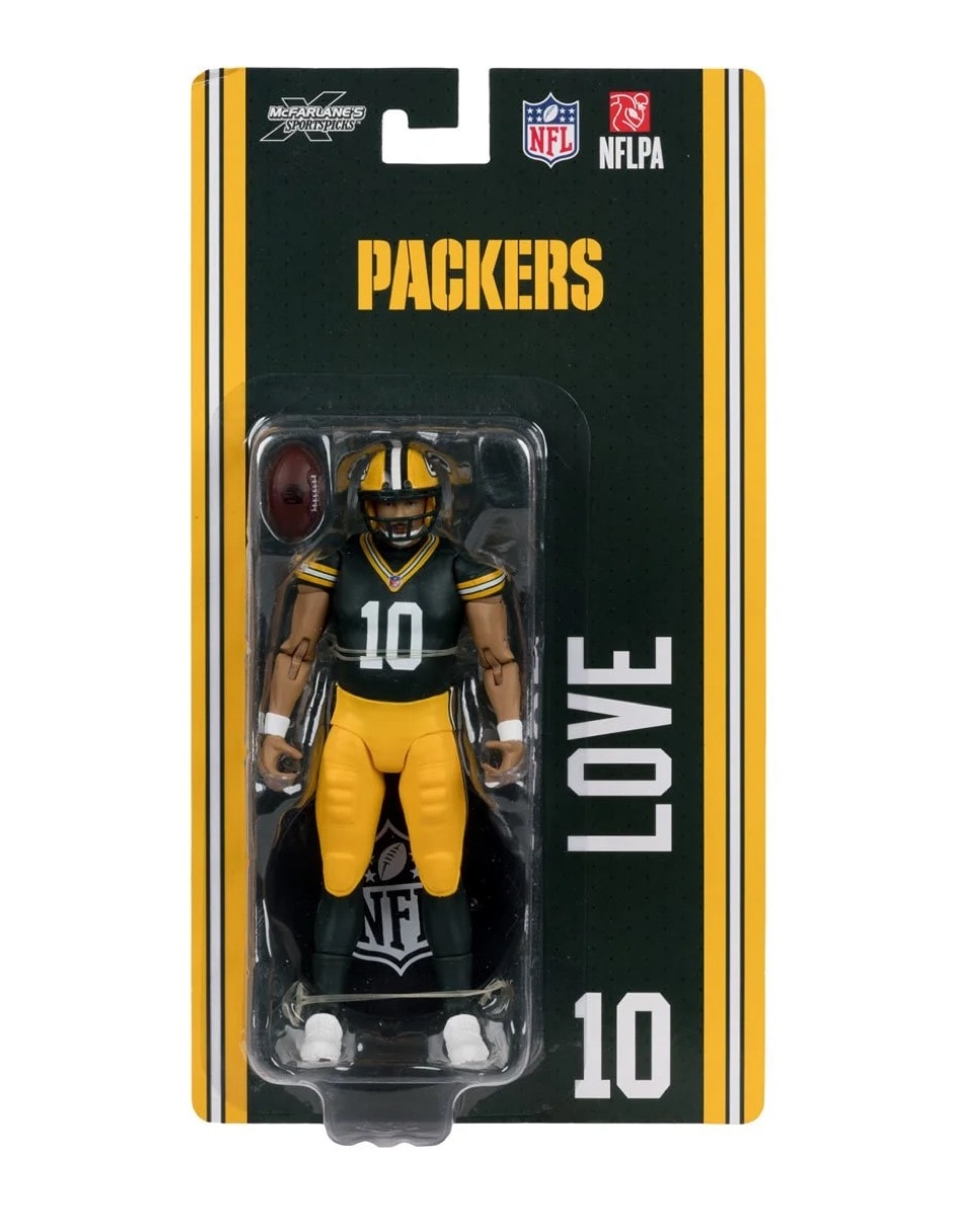 Figura de colección articulada NFL Green Bay Packers Jordan Love 6
